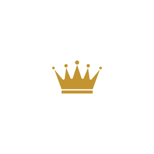 crown logo template vector