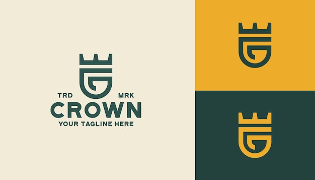 Crown logo template