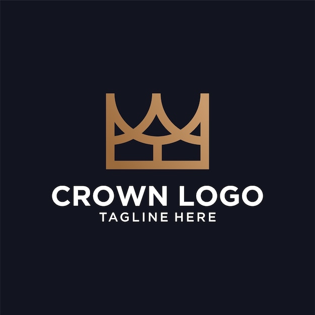 Vector crown logo