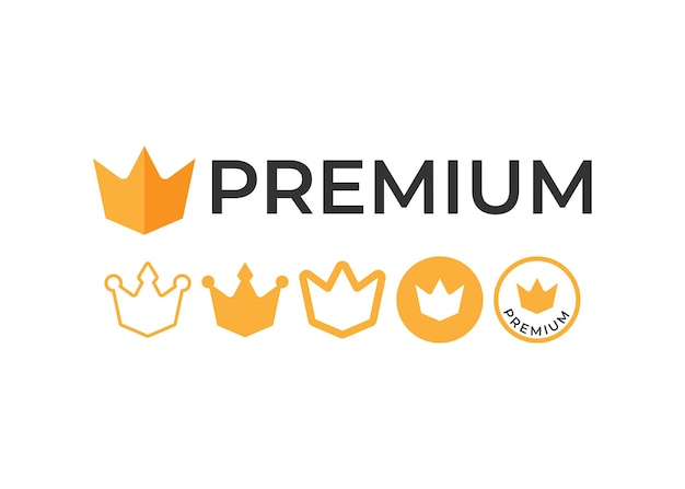 Crown premium icon