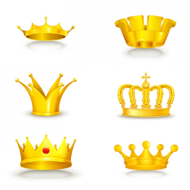 Crown Set on white