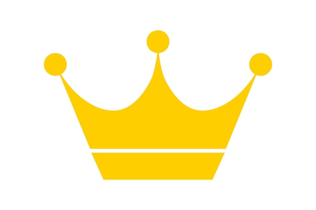 Crown Sign. Vector Illustration