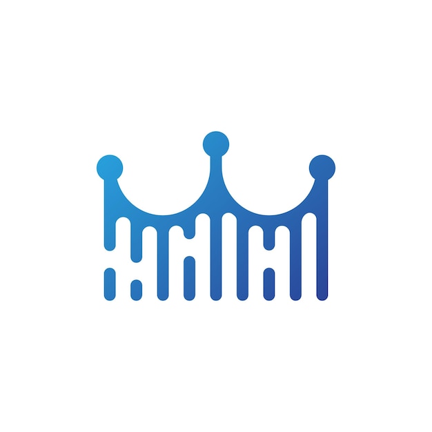 crown technology logo design