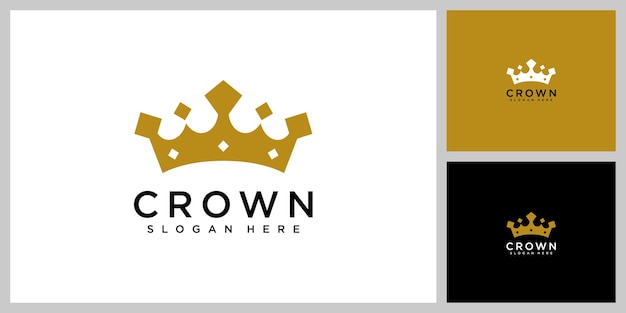 Crown vector design icon template