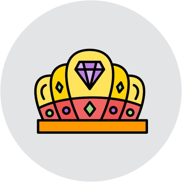 Crown Vector Illustratie Stijl