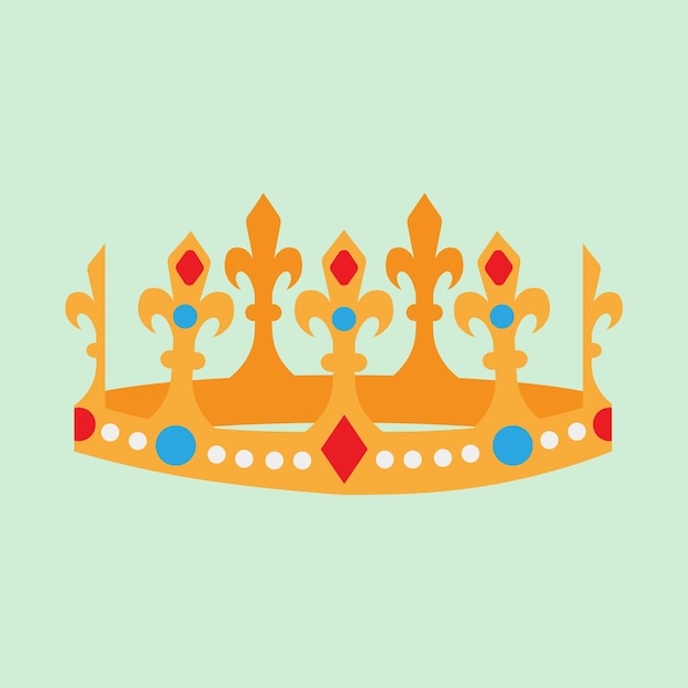 Vector crown vector image or clip art