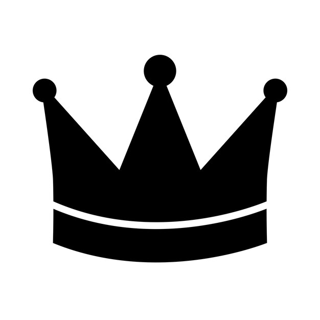 crown vector logo template crown icon