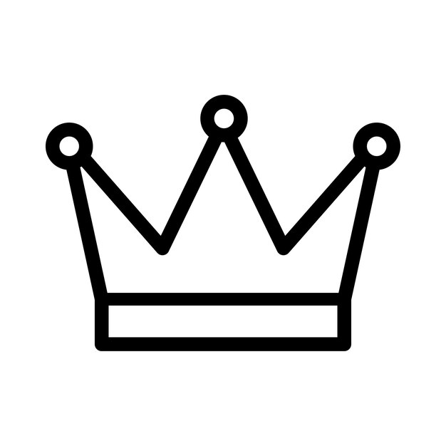 crown vector logo template crown icon