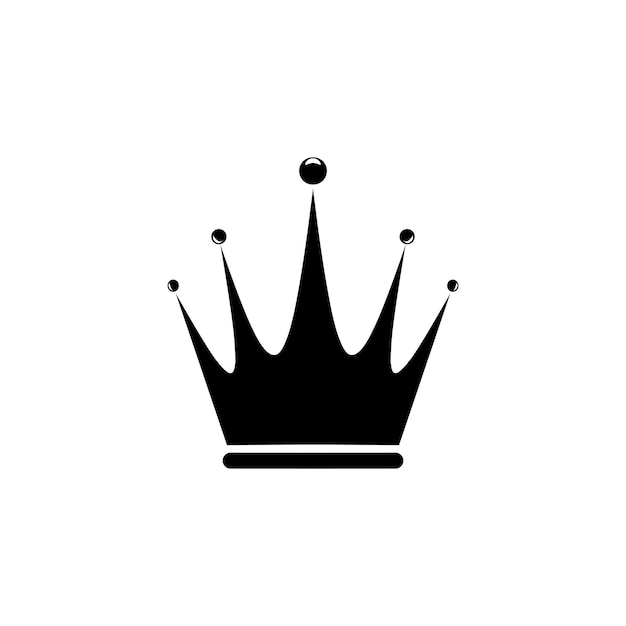 王冠のベクトルまたはシンボル デザイン