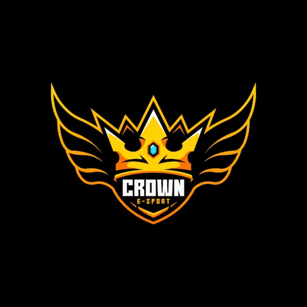 Crown wing fly badge king