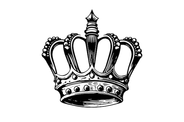 A crown with the word king on it.