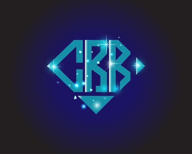 CRR initiële moderne logo ontwerp vector pictogrammalplaatje