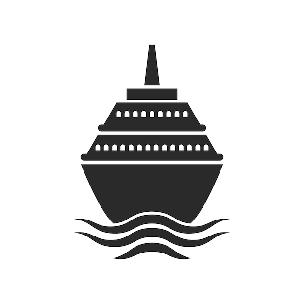 Cruise ship Logo icon