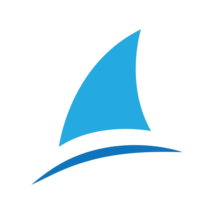 Vector cruise ship logo template vector icon design