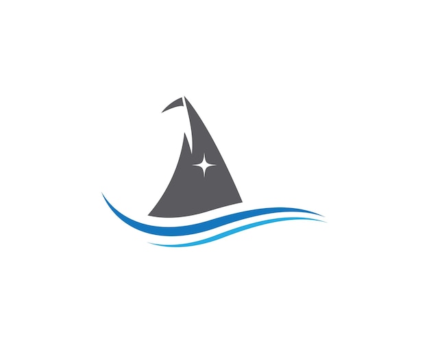 Cruise ship Logo Template vector