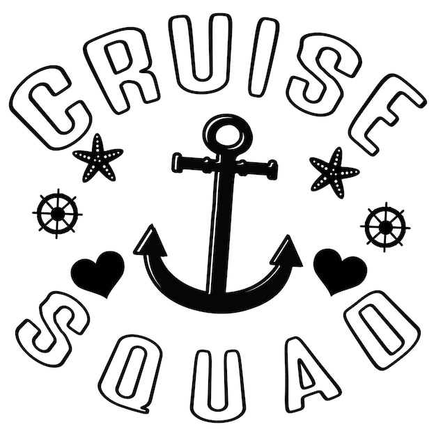 Vector cruise svg design