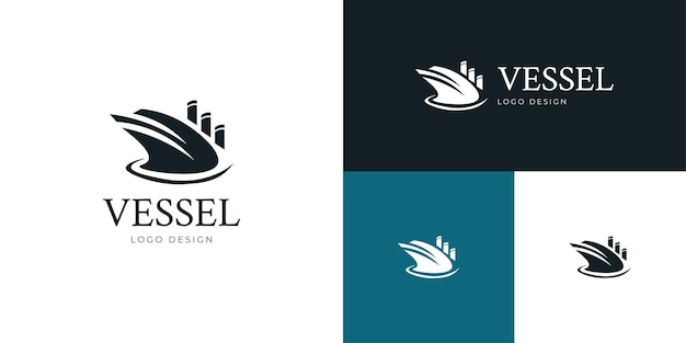 Cruise or Vessel Logo Design Yacht Boat Logo or Icon