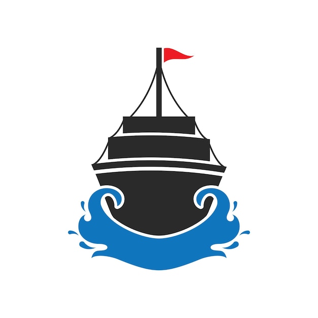 Cruiseschip Logo icoon