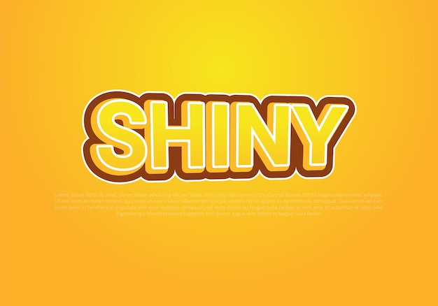 Crunchy tekst effect sjabloon met 3d vetgedrukte stijl gebruik voor logo pro vector