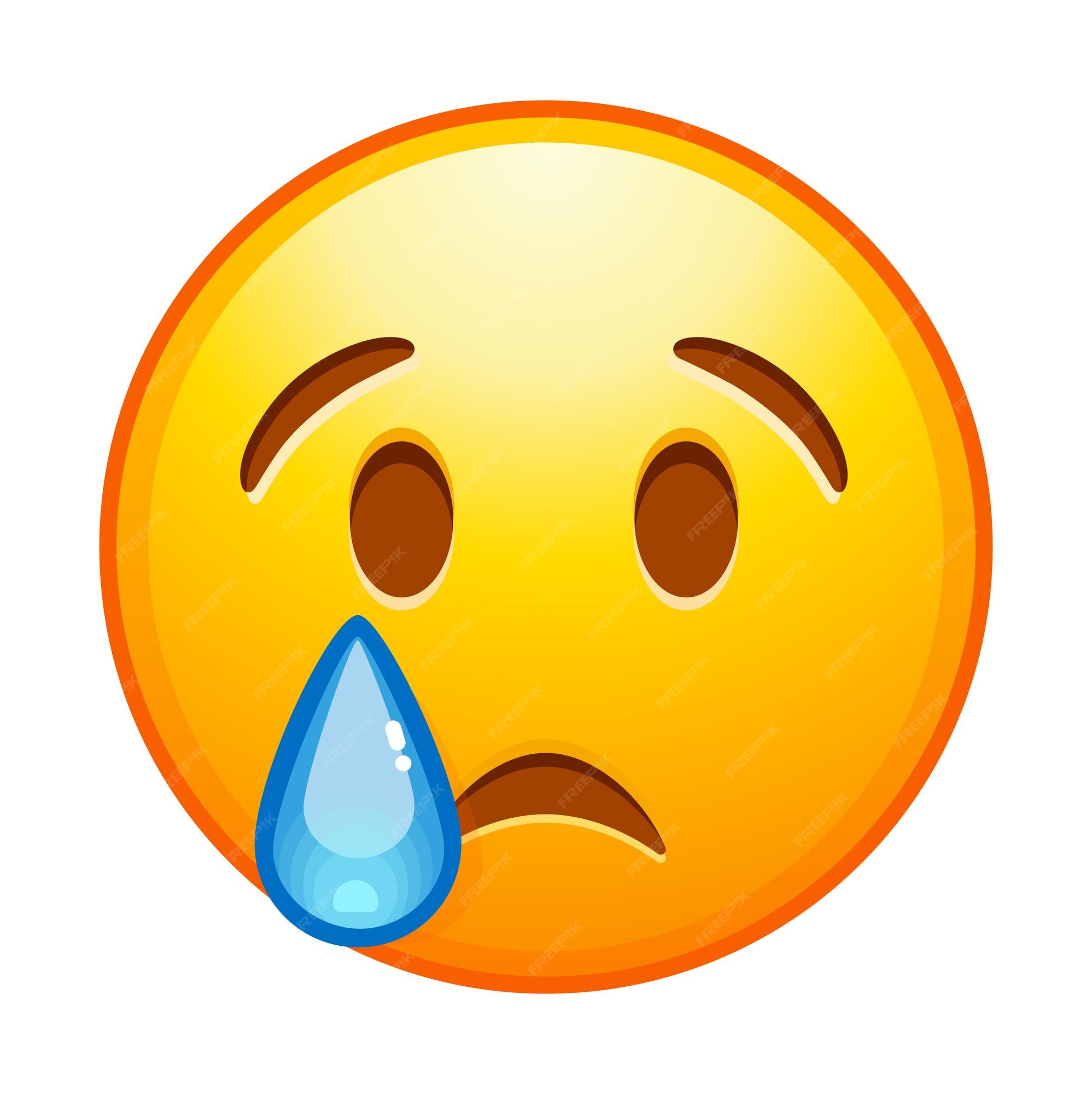 Sadness and weaping emoji