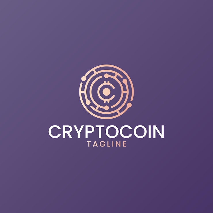 Vector crypto coin logo symbol with initial letter c premium vector