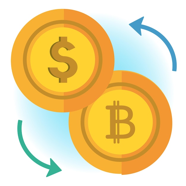 Vector crypto currency exchange bitcoin to dollar dollar to bitcoin golden coins