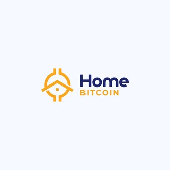 Idea di design del logo della casa cripto