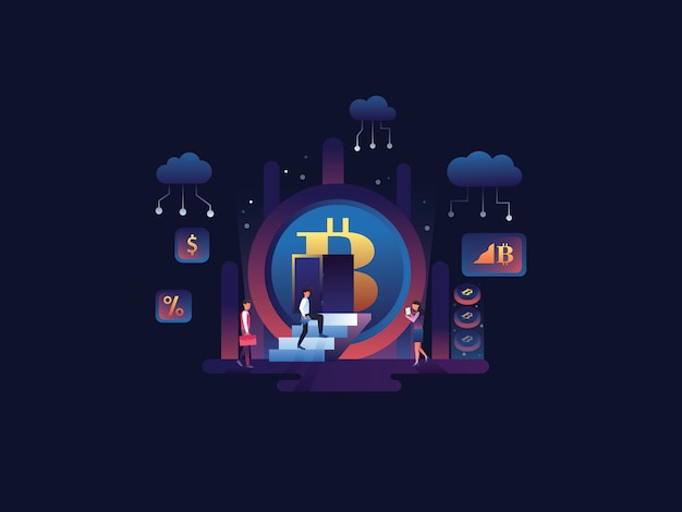 Crypto web illustration