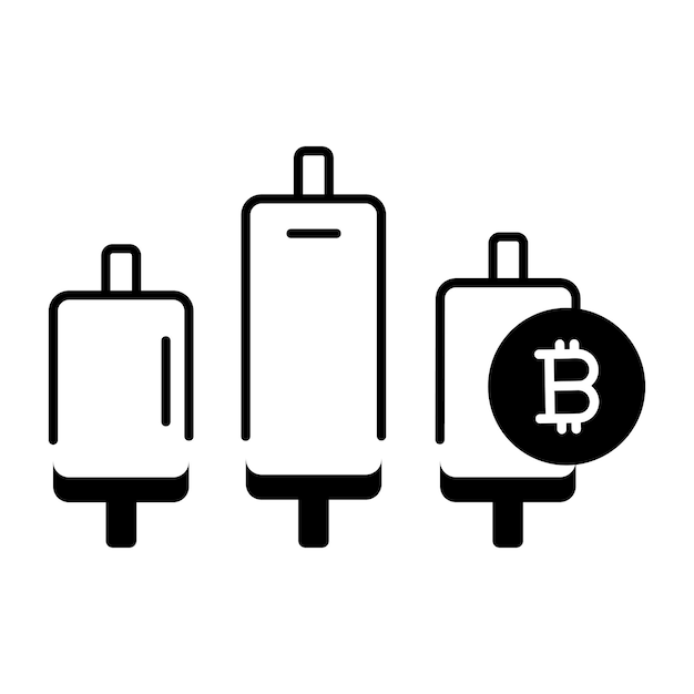 Cryptocurrencies Lineair Icon