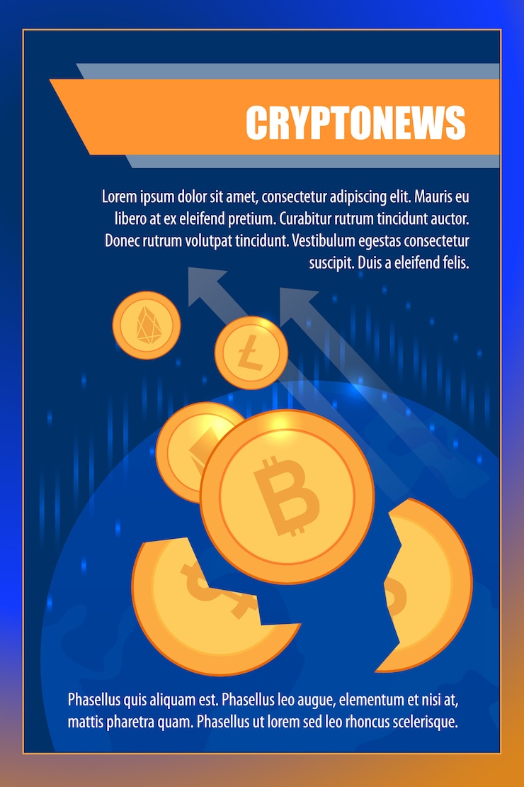 Vector cryptocurrency exchange rates for trader wallet