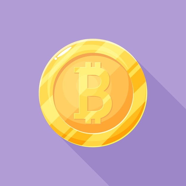 Cryptocurrency gouden munten met bitcoin