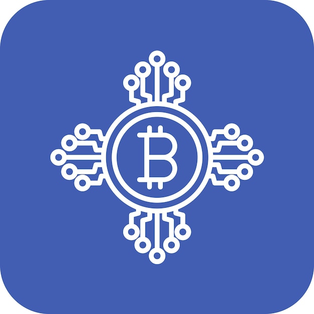 暗号通貨のアイコンベクトル画像は暗号通金に使用できます