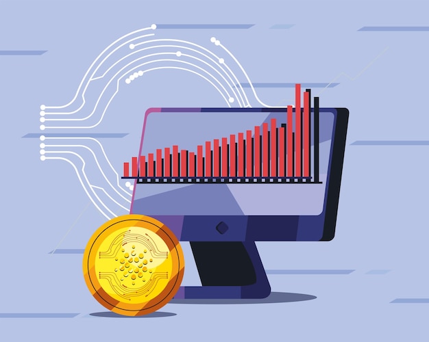 Cartello di oggetti di criptovaluta