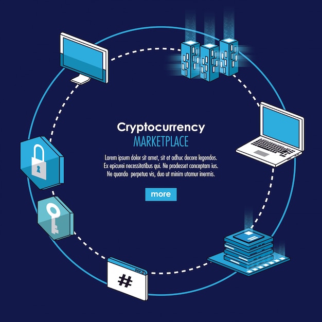 Cryptocurrency system и баннер на рынке