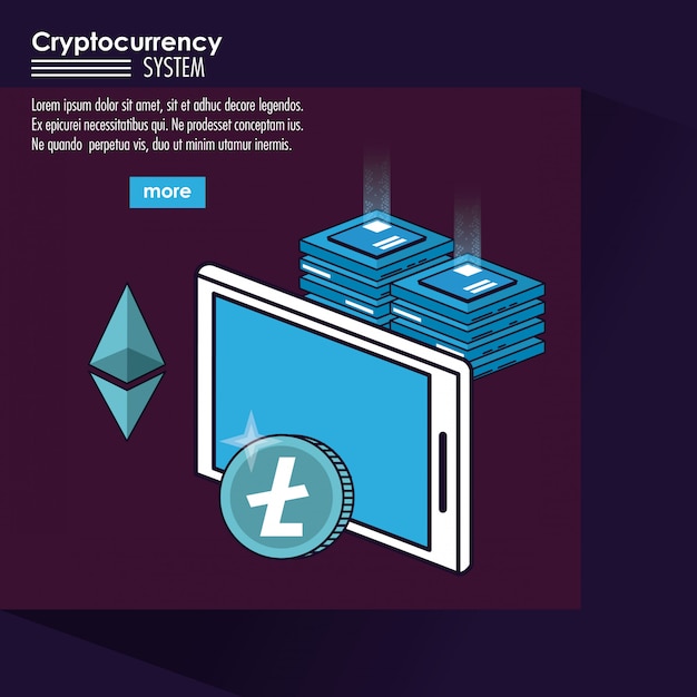 Cryptocurrency system and market place banner