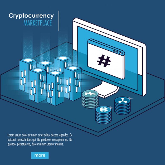 Cryptocurrency system and market place banner