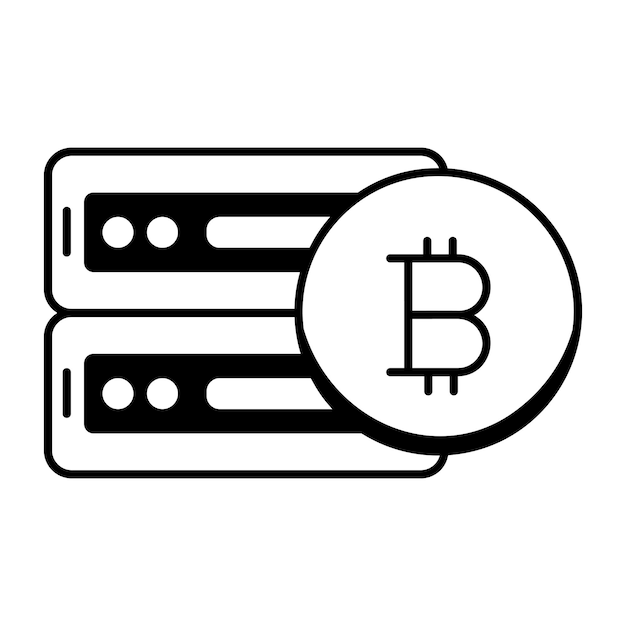 Cryptocurrency Trading Linear Icon