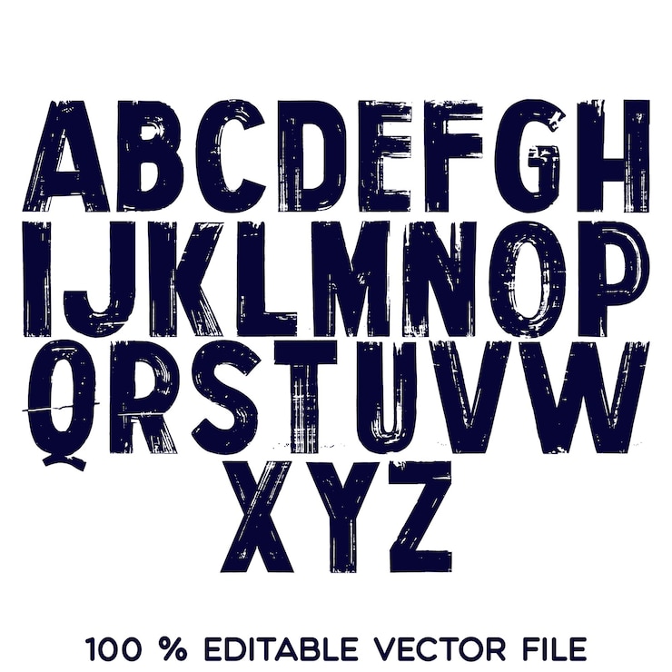 Vector crystal texture font vector alfabet met latijnse letters mosaic font
