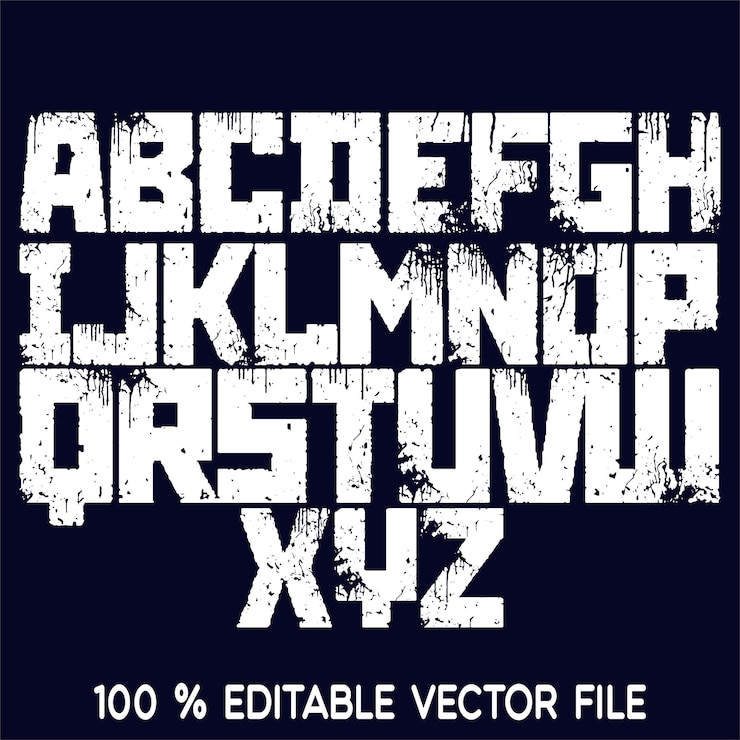 Vector crystal texture font vector alfabet met latijnse letters mosaic font