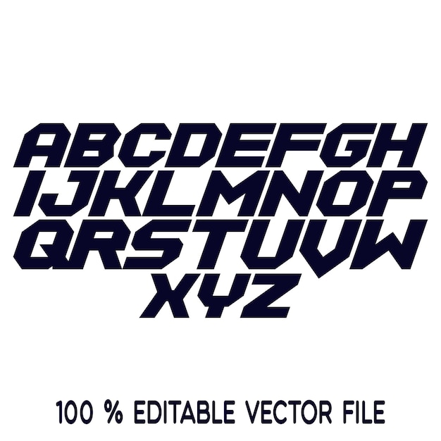 Crystal texture font Vector alphabet with latin letters Mosaic font