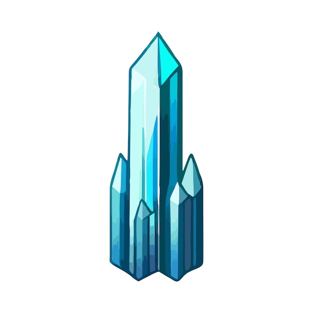 Vettore semplice della torre di cristallo 1