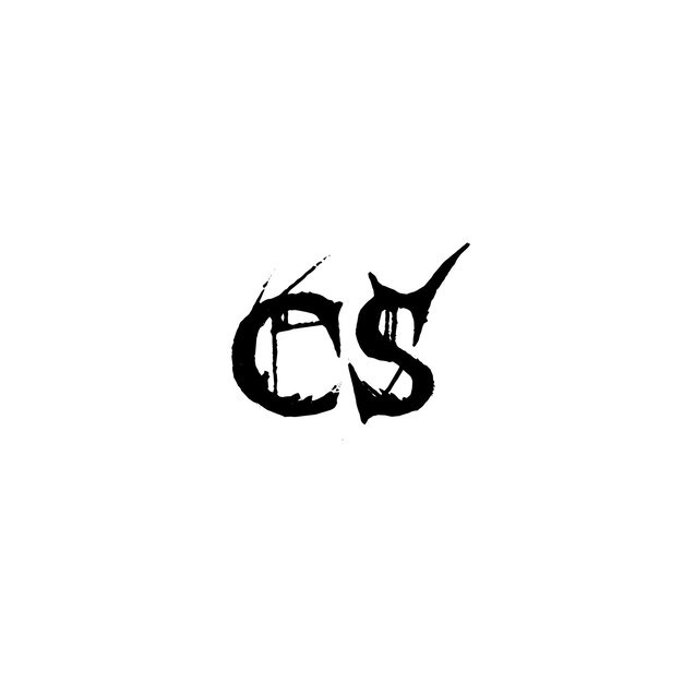 CS モノグラムロゴ デザイン文字 テキスト名 シンボル モノクロロゴタイプ アルファベット文字 シンプルロゴ