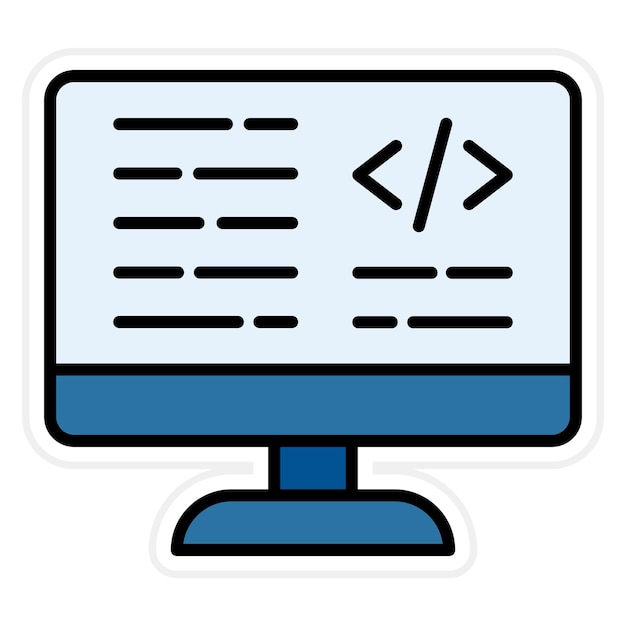 CSS-code icoon vector afbeelding Kan worden gebruikt voor codering en ontwikkeling