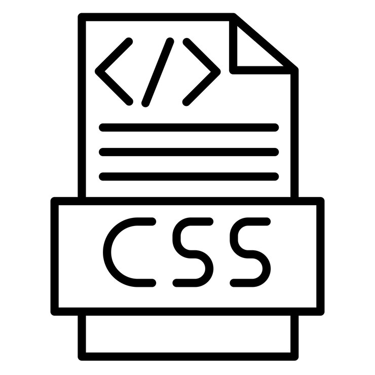 Vector css code vector illustration style