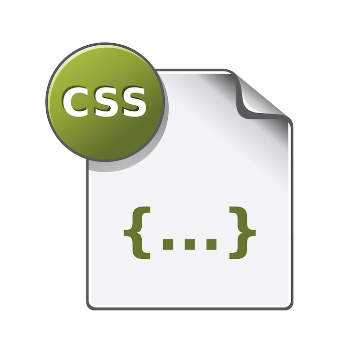 Vector css file format icon color vector illustration
