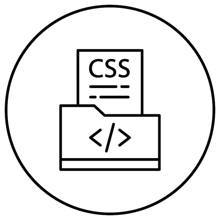 Vector css file icon vector image can be used for coding and development