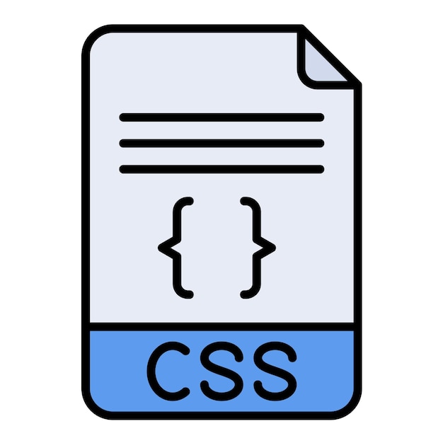 Плоская иллюстрация CSS