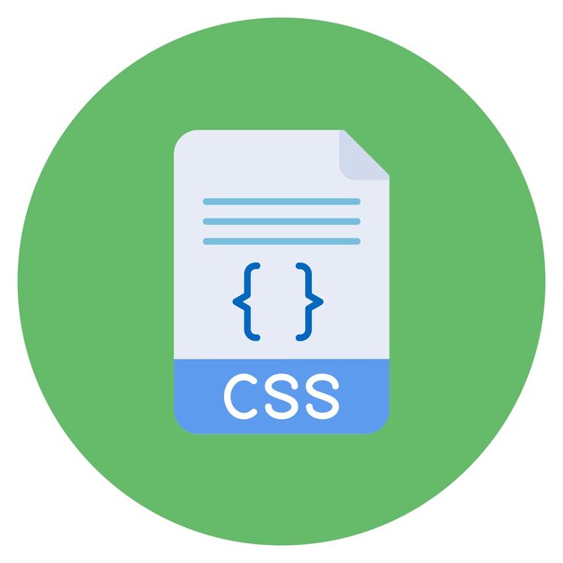 Vettore illustrazione piatta css