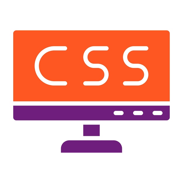 Css Vector Icon Design Illustratie
