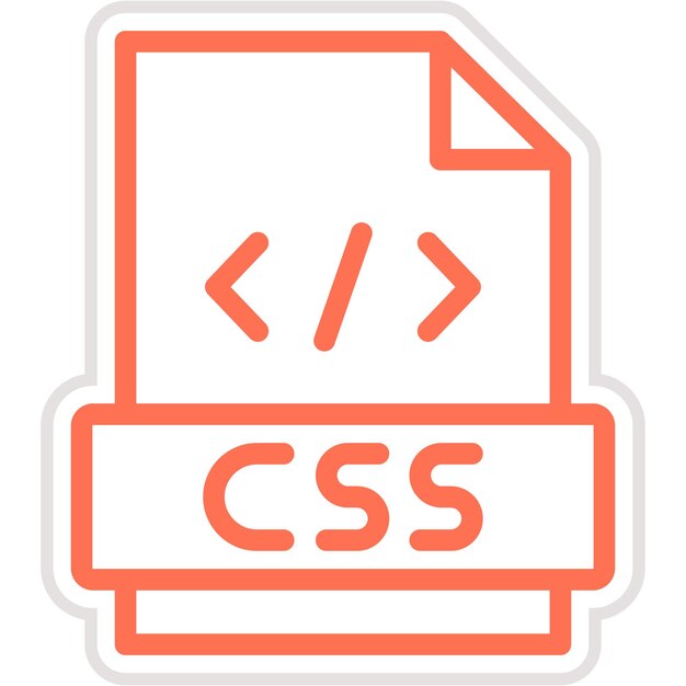 Css Vector Icon Design Illustratie